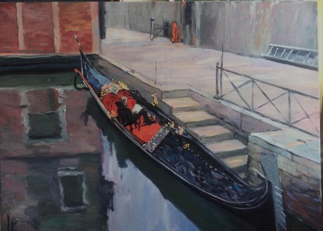 The Rest of Gondolier. Venice